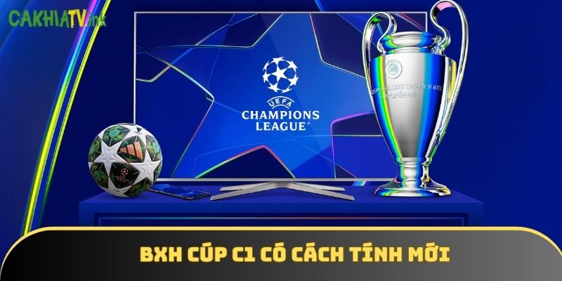 BXH Cúp C1 có tới 36 CLB theo thể thức mới
