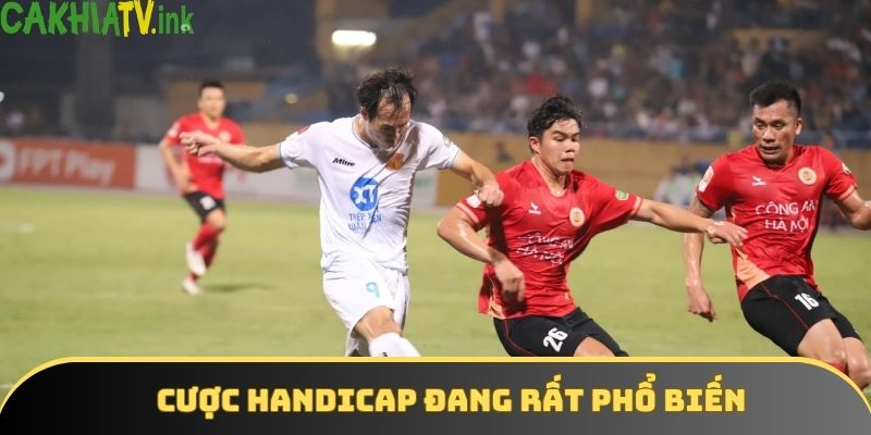 Cược handicap đang rất phổ biến